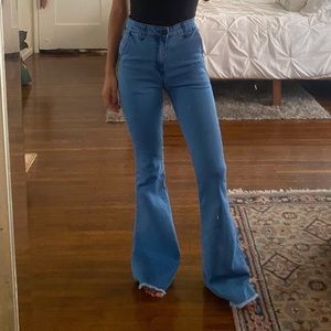 High Waisted Flare Jeans